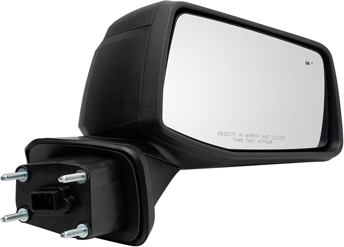 Passenger Side Mirror Assembly Power Heated Puddle Light Blind Spot Temp Sensor Textured Black Compatible with 2019-2025 Chevrolet Silverado 1500 2022 Silverado 1500 LTD