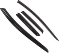 WD2-310 Dark Smoke 4 Pcs Set Window Visor (Outside Mount) Deflector Rain Guard Compatible with 2007-2011 Mazda CX-7