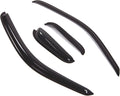 WD2-452 Dark Smoke 4 Pcs Set Window Visor (Outside Mount) Deflector Rain Guard Compatible with 1995-2004 Toyota Tacoma Double Cab/Extended Cab