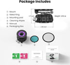Stable Magnetic Vacuum Suction Cup Phone Holder for Car, Foldable Hands-Free Phone Mount for Dashboard and Windshield, Fit for iPhone & Android Phones, 360° Rotation, Convenient for Calls (Purple)
