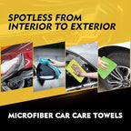 Microfiber Cleaning Cloth 6 Pack, 12.5 x 12.5 Inch Microfiber Towels for Cars, Ultra Absorbent Cleaning Rags, Lint Free Cleaning Towels for Household, Kitchen, Window, and Car, Multicolor