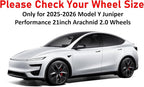 Rim Protector for Tesla 2025 2026 Model Y Juniper Performance 21inch Arachnid 2.0 Wheels Cover All-in-one Car Tire Trim Rings Rim Case Hubcaps Model Y Juniper Accessories