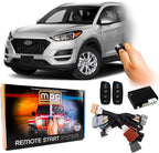 MPC Remote Start Kit Compatible with Hyundai Tucson 2017-2021 | Plug and Play | 2-Way 4-Button Remotes | USA Tech Support