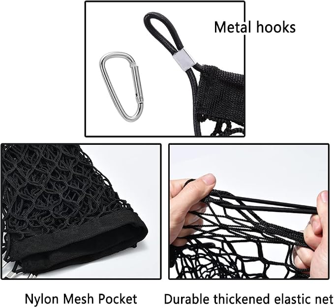 49' X16'' Truck Bed Organizer,Elastic Shrink Cargo Net Hold Many Items to Keep The Interior of Tidy,Truck Storage Fit for Ford,Chevrolet,GMC,Tantu