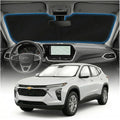 for Chevy Trax Sun Shade Windshield Cover - Custom Fit Trax Accessories 2013-2024 2025 2026 Sunshade Foldable UV Protection & Heat Shield Sun Visor Accessories