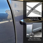 16.4Ft(5M) Car Door Edge Guards, Car Door Protector, U Shape Edge Trim Rubber Anti-Collision Seal Protector, No Glue Required Auto Entry Guard Seal Strips Fit for Trucks SUVs Sedans (Gray)