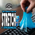Sticky Icky Car Cleaning Gel, Green Apple & Sweet Strawberry Scent - Detailing Kit, Car Dust Crevice Cleaner, Slime Auto Air Vent, Cleaning Putty for Keyboard Cleaner (4 Pack) - CJK1004