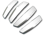 4Pcs High Glossy Slim Door Edge Guards Bumper Protector Trim Guard Sticker Molding for Motors Auto Vehicle (White)