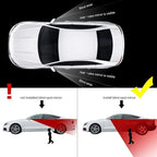 x Blind Spot Mirror, 3.4'' Framed Rectangular HD Glass Convex Adjustable Wide Angle Rear View Mirror,Universal For Car SUVs Truck Motorcycle (2pcs)