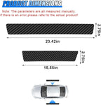 Car Door Sill Protector, Carbon Fiber Anti-Scratch Automotive Doors Edge Guards, Waterpoor Car Door Threshold Protection Auto Decoration Sticker, Universal Vehicle Interior Accessories (4PCS)