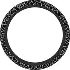 Elastic Spider Web Car Steering Wheel Cover Protector Upgrade Thicken,Halloween Black,Anti Slip Stretchy Soft Car Interior Decor Accessories for Diverse Cars Truck SUV for Men Women Universal 15 Inch