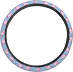 Cartoon Cute Axolotls Steering Wheel Covers Anti-Slip Elasticity Car Accessories Steering Wheel Protector Universal 15 Inch for Cars SUV Vehicle Truck