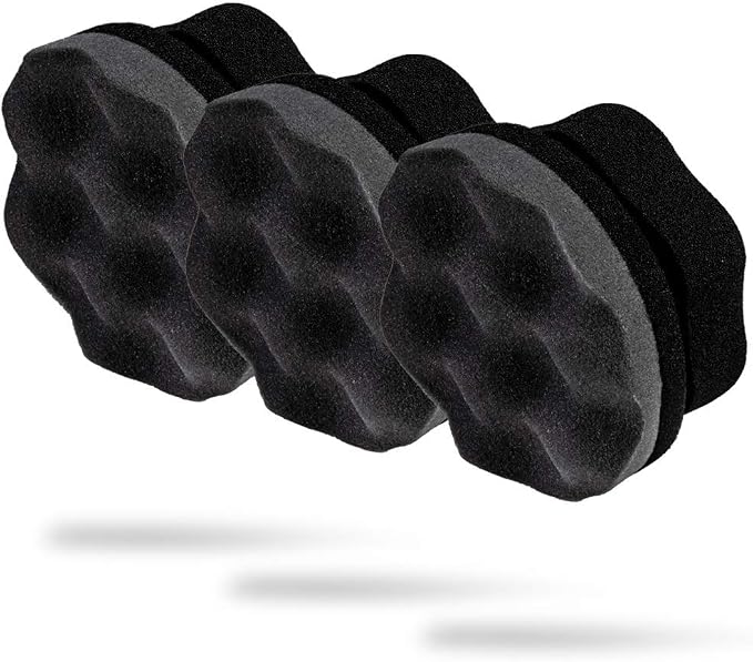 Adam's Polishes Pro Tire Hex Grip Applicator (3 Pack) - Tire Shine Car Detailing Foam Sponge Tool|Car Cleaning Supplies After Car Wash Tire Cleaner | for Vinyl Rubber & Trim Accessories-Wheel Cleaner