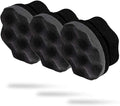 Adam's Polishes Pro Tire Hex Grip Applicator (3 Pack) - Tire Shine Car Detailing Foam Sponge Tool|Car Cleaning Supplies After Car Wash Tire Cleaner | for Vinyl Rubber & Trim Accessories-Wheel Cleaner
