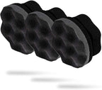 Adam's Polishes Pro Tire Hex Grip Applicator (3 Pack) - Tire Shine Car Detailing Foam Sponge Tool|Car Cleaning Supplies After Car Wash Tire Cleaner | for Vinyl Rubber & Trim Accessories-Wheel Cleaner