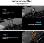 XO Magnetic Phone Holder for Car,Strong Non-Slip Car Phone Mount, Hands-Free Navigation for Car,Phone Holder for Car/Desk, Compatible with iPhone/Samsung and All Smartphones