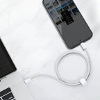 iPhone 15/16/16E/17/17E USB A to USB C Woven Cable for iPhone 17 15 16 Pro Max, 15/16 Plus, iPad 10th Gen,iPad Pro 12.9/11,iPad Air 5th/4th Gen,Mini 6th Type-c Charger Cord,Car CarPlay Charging Cable