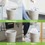 3 Gallon 150 Counts Small Trash Bags Garbage Bags, Bathroom Trash Can Bin Liners, Small Plastic Bags for Home Office Kitchen Kitchen, Clear