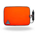 Backside 12-Volt Powered Heated Seat Pad, Regular, Orange/Blue