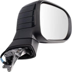 Passenger Side Mirror Assembly Power Heated Blind Spot Turn Signal Paint to Match Black Smooth Compatible with 2020-2022 Kia Telluride S 2020-2022 Telluride LX