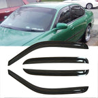 4pcs Original Shatterproof Side Window Wind Deflectors for Impala 06-13,Outside Mount Rain Guard Sets,Nice Looking Window Visors for Cars,Vent Deflector for Chevy 06-13 Impala 14-16 Limited 94843