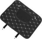 Car Seat Back Protector Durable Kick Mat with Built Storage Bag Backseat Organizer for Cars Comfortable Protection from Dirt Scratches for Family Travel