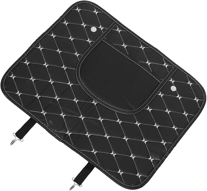 Car Seat Back Protector Durable Kick Mat with Built Storage Bag Backseat Organizer for Cars Comfortable Protection from Dirt Scratches for Family Travel