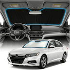 for Honda Accord Sun Shade Windshield Cover - Custom Fit Accord Accessories 2022-2025 2026 Sunshade Foldable UV Protection & Heat Shield Sun Visor Accessories