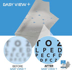 EASY VIEW+ Anti-Fog Microfiber Cloth- For Glasses Goggles Motorcycle Helmet Camera Lens
