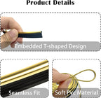 Car Interior Trim Strips,Universal 16.4 ft Car Electroplating Decoration Styling Door Dashboard, Flexible Interior Trim Accessories with Installing Tool(Gold)