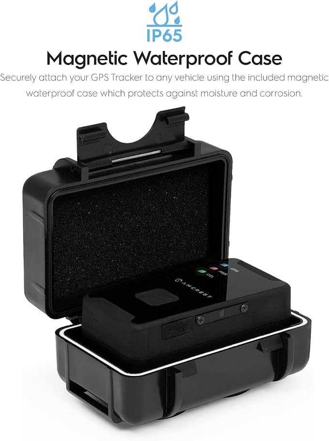 IP65 Weatherproof Magnetic Case for 4G LTE GPS Tracker (AM-GL300W-4G), for Vehicles, Cars, Trucks (AM-GL-HM3G-V3)