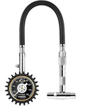 Tire Pressure Gauge for Cars Schrader and Presta 160 PSI, Road Bike Tire Air Pressure Gauge Luminous Dial, Suitable for Car, Motorcycle, Bike, SUV and Truck