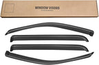 Window Rain Guards for 2002-2010 Ford Explorer/Mercury Mountaineer, Window Visor Guard Vent Wind Shade Deflector Rain Shield Protector Sun Visor for 2003-2010 Lincoln Aviator, Outside-Mount, 4PCS