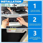 Car Windshield Sun Shade Compatible with Chevrolet 2019-2026 Silverado 1500,Oxford Cloth Sun Shade for Car Windshield with Foldable Design,Windshields Cover Suns Shades with Storage Bag