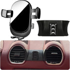 Car Phone Holder for Porsche 718 Boxster/Cayman Auto Accessories [Only for 2017-2025 718 Boxster / 718 Cayman] [Auto Lock Hands Free Cell Phone Mount Car fits for iPhone & All Smartphones]
