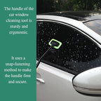 Windshield Cleaning Tool, Extendable Handle Car Window Cleaner with 4 Reusable Microfiber Pads, Auto Inside Glass Wiper for Car Windscreen Cleaning