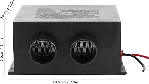 12V 600W Car Heater Portable Winter Fast Heating Universal Silent Defroster Multi functional