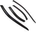 WD2-306RM Dark Smoke 4 Pcs Set Window Visor (Outside Mount) Deflector Rain Guard Compatible with 2002-2007 Mazda Mazda6 Sedan