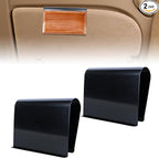 Car Air Freshener Visor Clip Compatible with Drift Car Air Freshener, Auto Accessories, Vehicle Sun Visor Metal Clip, Black, Freshener not include (2 Pack)