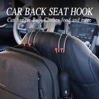 Auto Hooks Bling Car Hangers Organizer Seat Headrest Hooks Strong and Durable Backseat Hanger Storage Universal for SUV Truck Vehicle 2 Pack (Red)