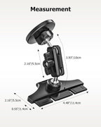 CD Slot Phone Holder for Car Magnetic [Driver and Passengers can Use] Magnet Car Phone Mount CD Player with Adjustable Aluminum Arm for All iPhones & Android Cell Phones