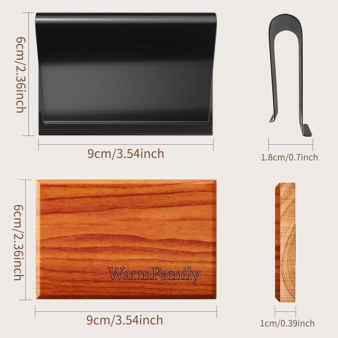 Car Air Freshener - The Original Wood Air Freshener, Long Lasting Odor Eliminator for Cars, Trucks & SUVs, Eco Friendly Vehicle Scent Diffuser, 2 Pack Scent Refill （Pine-Grove）CLIP INCLUDED