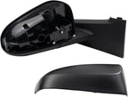 Passenger Side Manual Mirror Textured Black Compatible with 2012-2014 Toyota Yaris TO1321278
