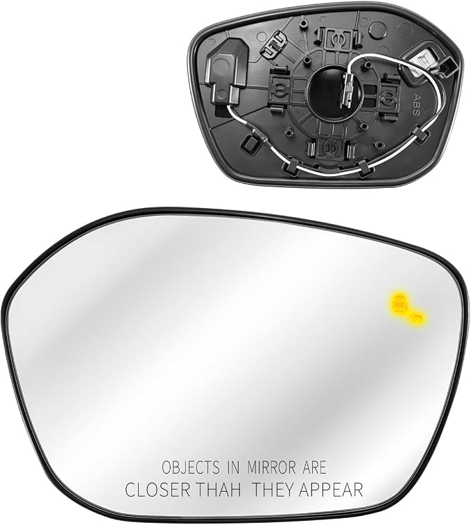 Passenger Side Mirror Glass Fit for Honda Civic Acura Integra 2022 2023 2024 2025 Replace 76203T20A21, Rearview Mirror with Blind Spot and Heated, Right