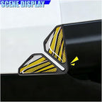 Craedli 2PCS Sport Style Car Door Edge Protector, Anti-Collision Automotive Door Corner Guards, Universal Self-Adhesive Vehicle Exterior Decoration Accessories for Car, Truck, SUV (Yellow)