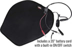 Heated Seat Pad for Motorcycle, ATV, Scooter & Snowmobile | Universal Fit Heated Seat Pad - Place On Top of Existing Seat | Exterior Warm Seat Cover | 12V Electric Heat Powersport Seat Warmer