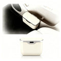 Car Trash Can with Lid - Leakproof Mini Garbage Bin for Door or Seatback,Premium ABS Auto Organizer,Space-Saving Car Garbage Can for Commuters,Families and Pet Owners,Fit for SUV,Sedan,Truck (Beige)