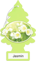 Car Air Freshener Hanging Paper Tree for Home or Car, "lime green”, Jasmin scent