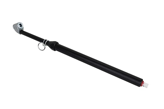 976BKL Dual Head Angled Chuck Tire Pressure Service Gauge, Non-Slip Grip Matte Black Poly Finish -13” 1-160 PSI For Large Vehicle Tires