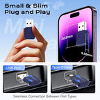 Mini Ultra Wireless CarPlay & Android Auto Adapter - Plug & Play Dongle for iPhone & Android, Convert Wired to Wireless, USB-A/USB-C Fast Connection, Compatible with OEM Wired Cars